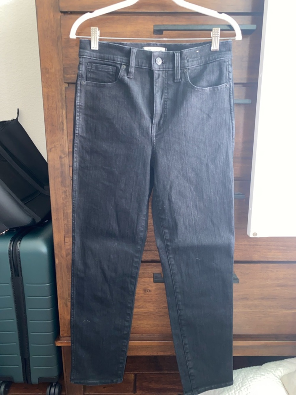 Madewell Black Stovepipe Jean